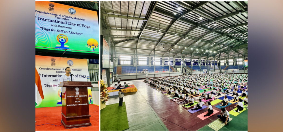 10th International Day of Yoga Celebrations across Mandalay Region (June 07 – 21, 2024) (in all photos of Yoga celebrations)